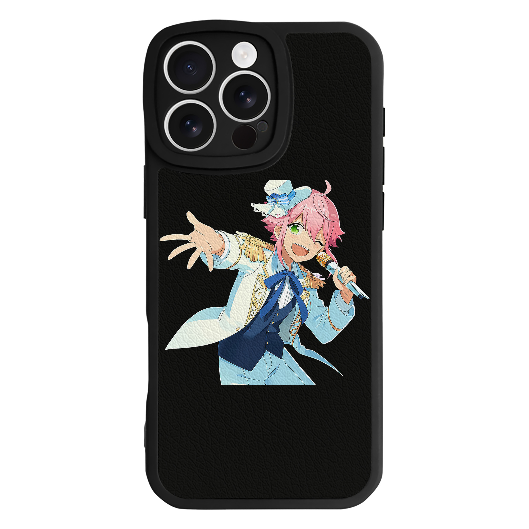 （画像用） あんさんぶるスターズ! Ensemble Stars 【iPhone 16シリーズ対応】シリコンスマホケース（レザー調） 材質：シリコン